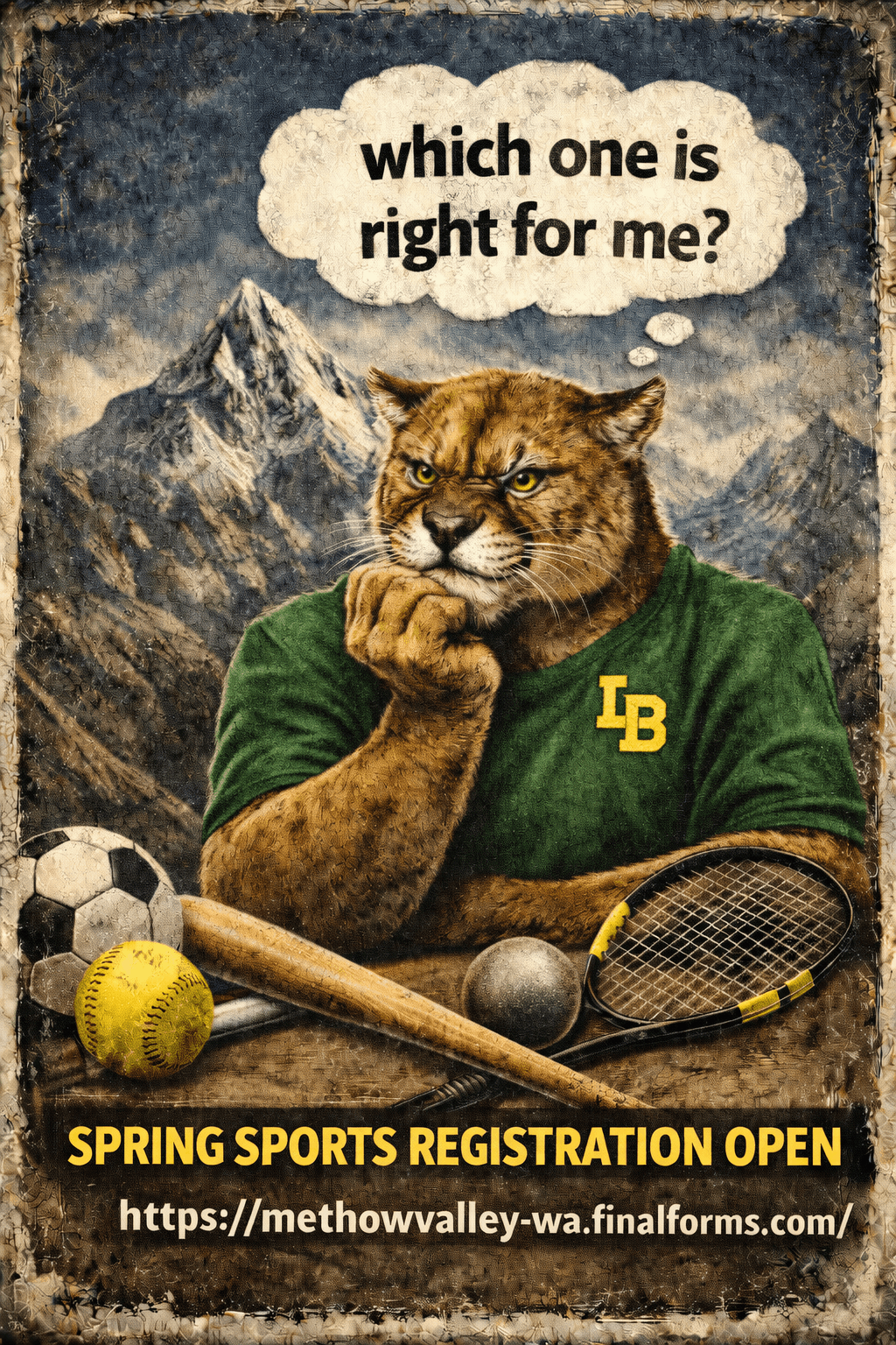 Time to choose your spring sport!